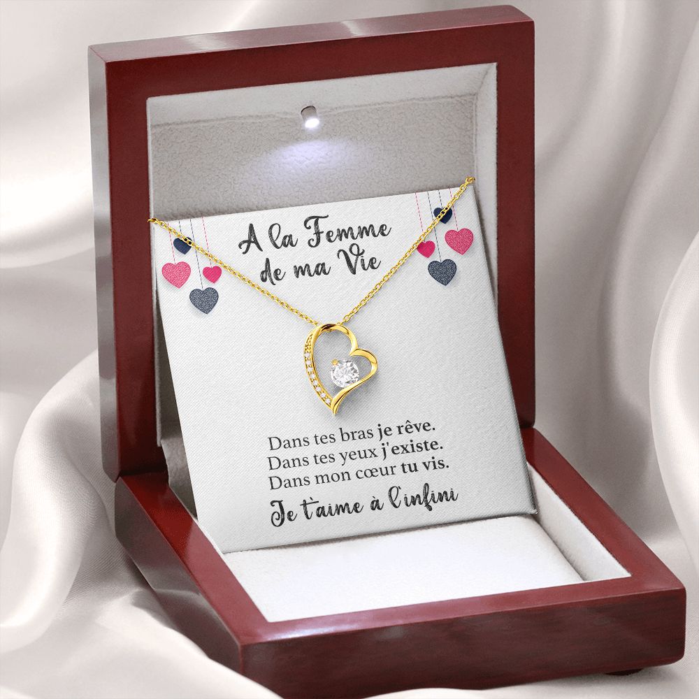 A la Femme de ma Vie - Collier Amour Infini