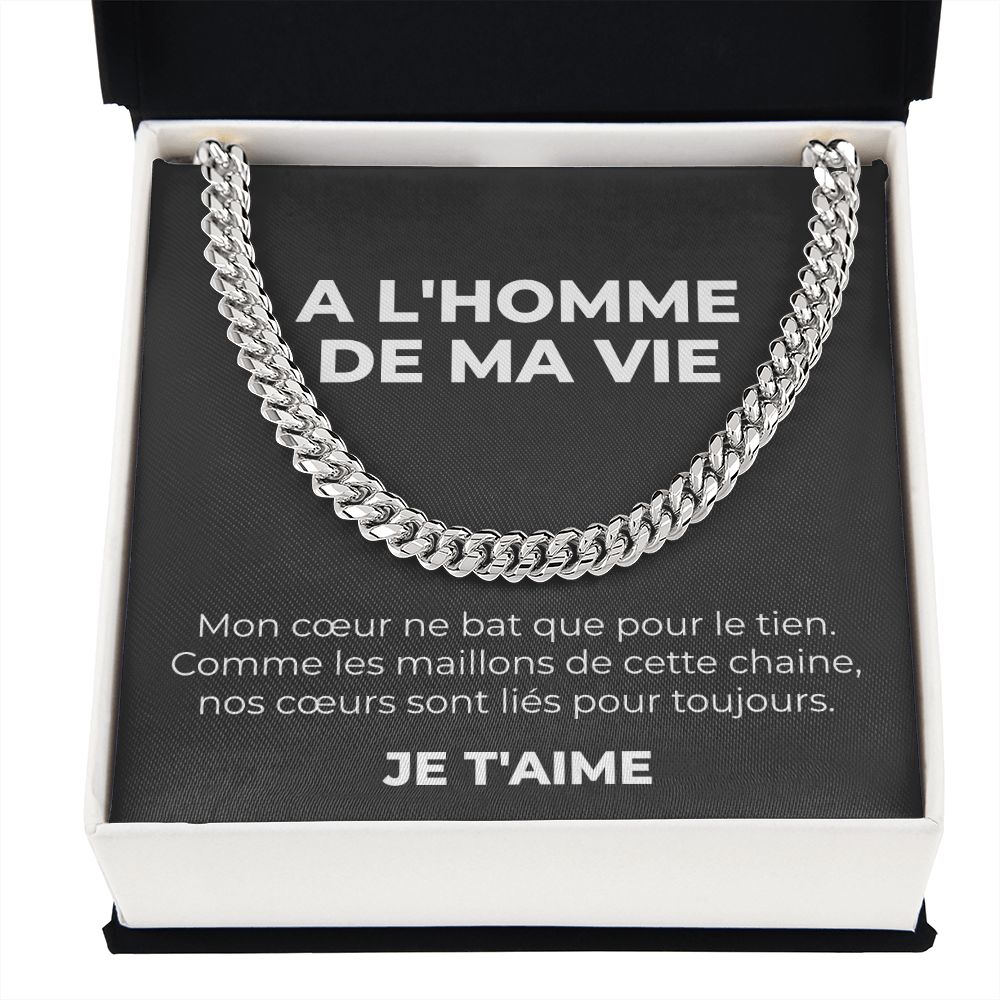 A l'Homme de ma Vie - Collier Liés pour toujours