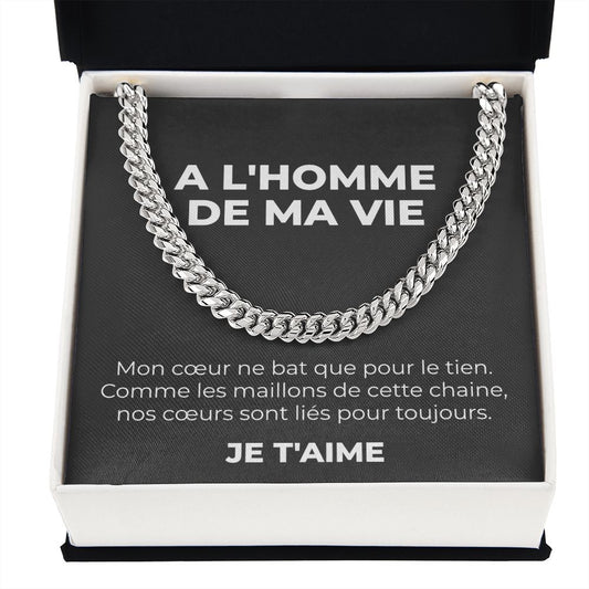 A l'Homme de ma Vie - Collier Liés pour toujours