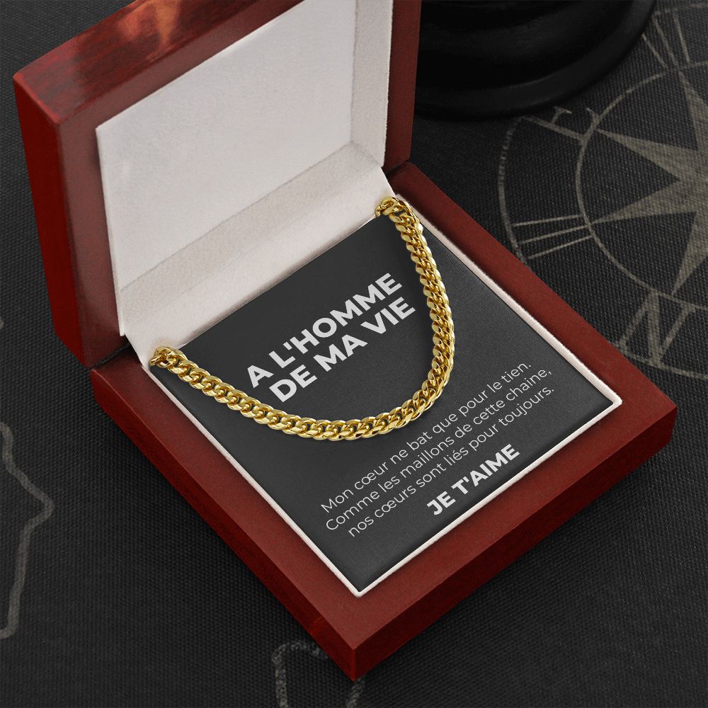 A l'Homme de ma Vie - Collier Liés pour toujours