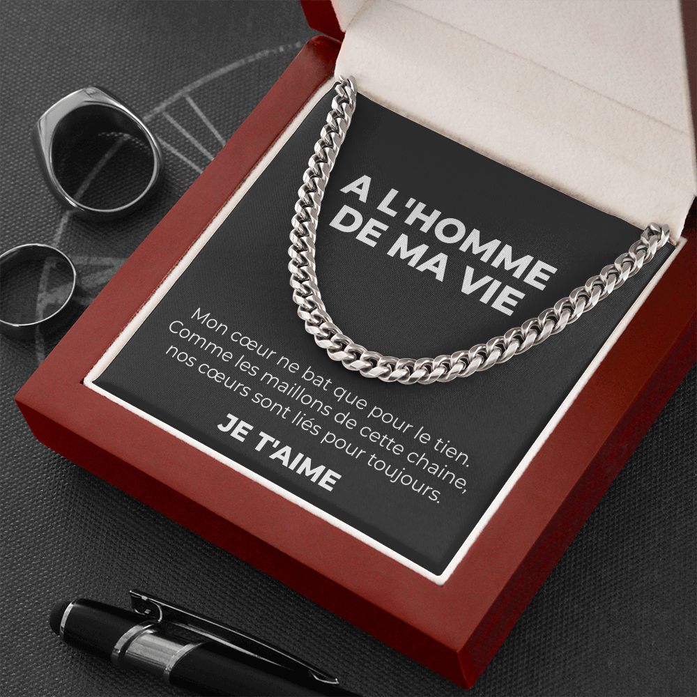 A l'Homme de ma Vie - Collier Liés pour toujours