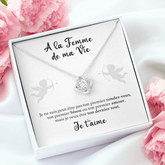 A la Femme de ma Vie - Collier Cupidon