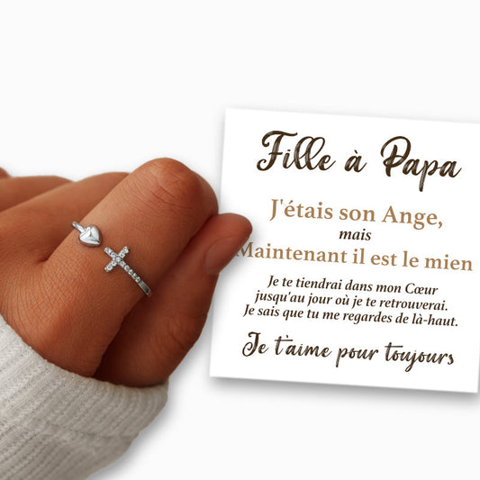Fille d'un Ange - Bague en Argent 925