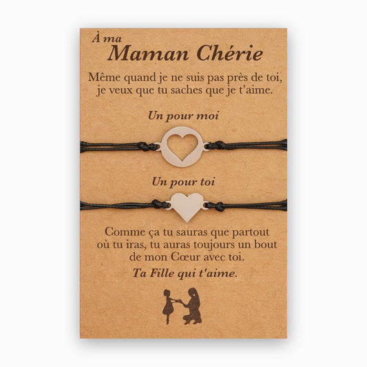 A ma Maman - Bracelets Cœur
