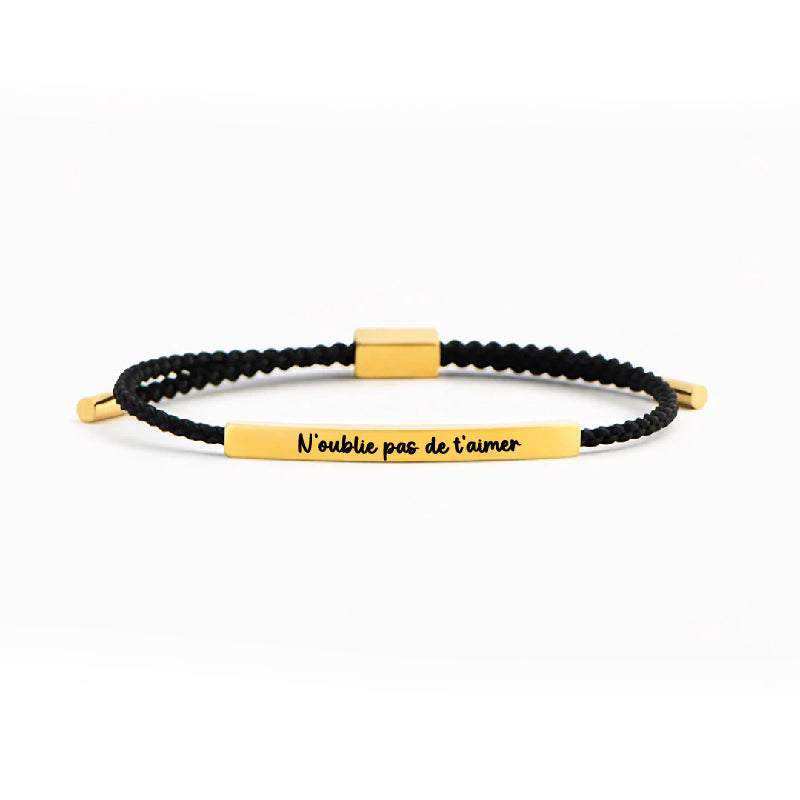 Ne t'oublie pas - Bracelet Motivationnel