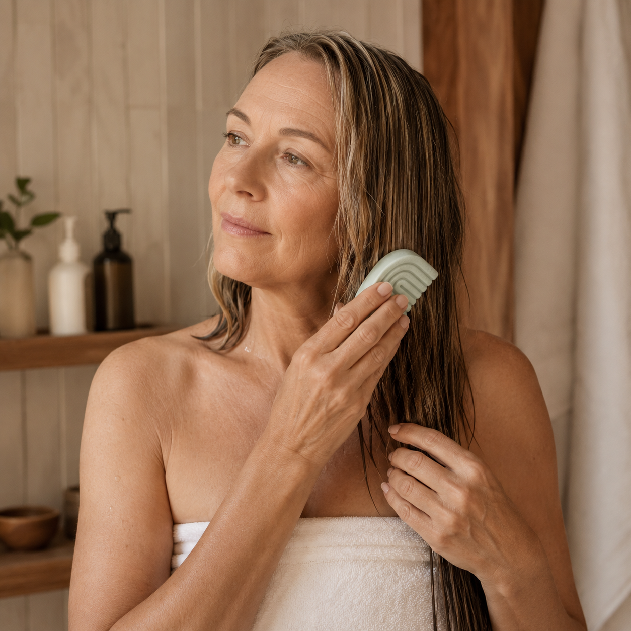 Après-Shampoing Solide Volume, Romarin & Biotine