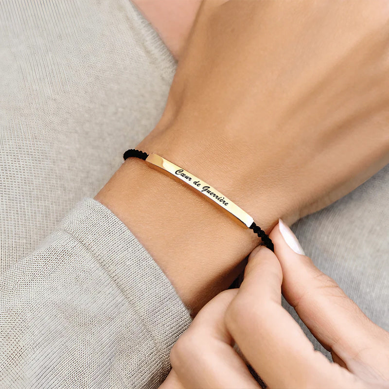 Cœur de Guerrière - Bracelet Motivationnel