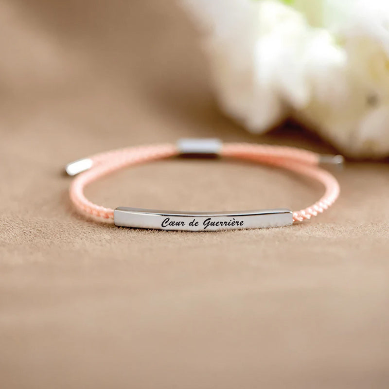 Cœur de Guerrière - Bracelet Motivationnel