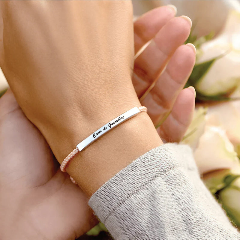 Cœur de Guerrière - Bracelet Motivationnel