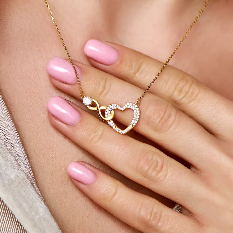 A jamais dans mon cœur - Collier Infinity