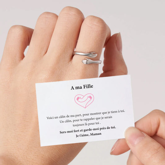 A ma Fille - Bague Câlin