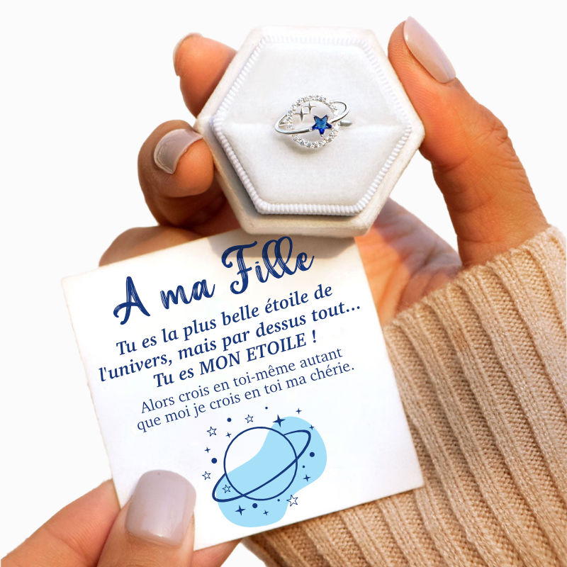 Tu es mon Etoile - Bague en Argent 925