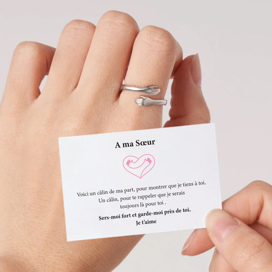 A ma Sœur - Bague Câlin
