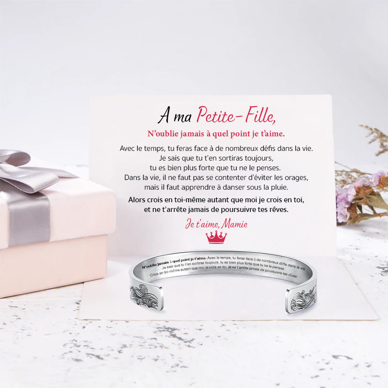 A ma Petite-Fille - Bracelet N'oublies jamais que je t'aime