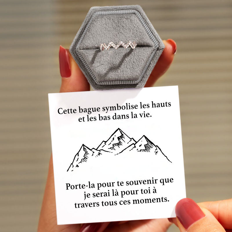 Je serai avec toi - Bague en Argent 925