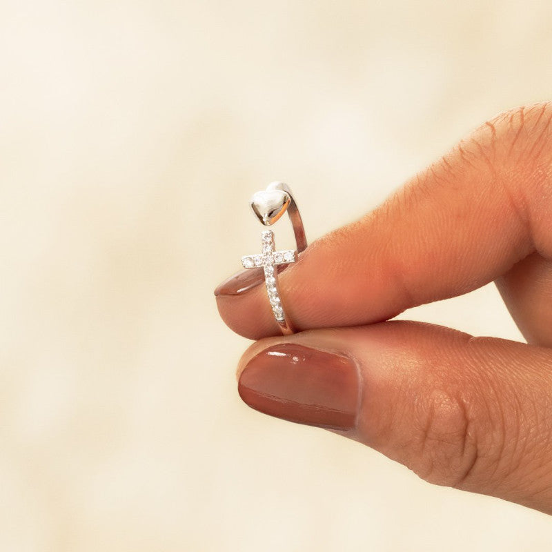 Je crois en Toi - Bague en Argent 925
