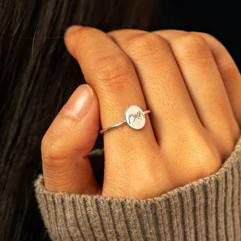Je serai toujours là pour toi - Bague Promesse de Petit Doigt