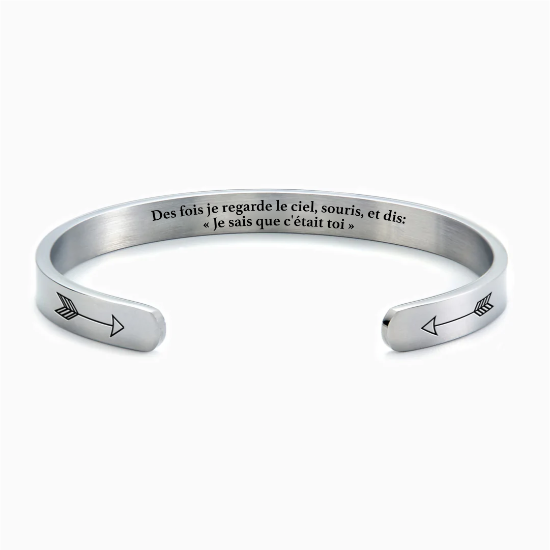 Mon ange - Bracelet Message d'Amour