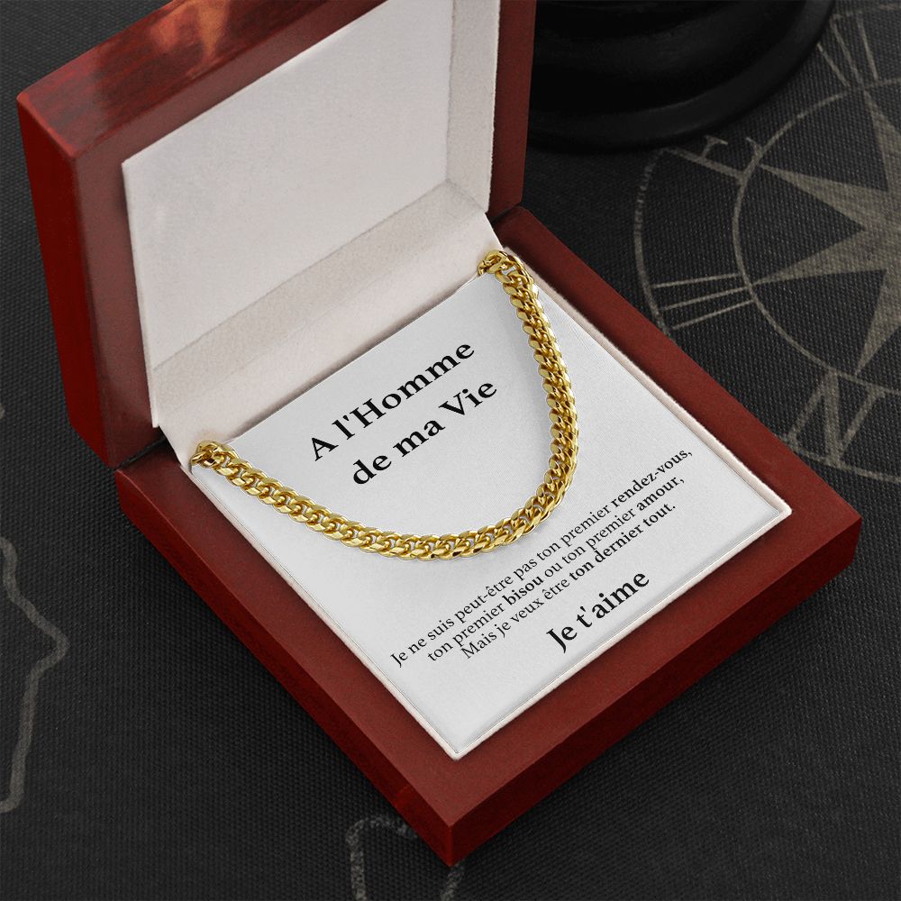 A l'Homme de ma Vie - Collier Je t'aime pour toujours